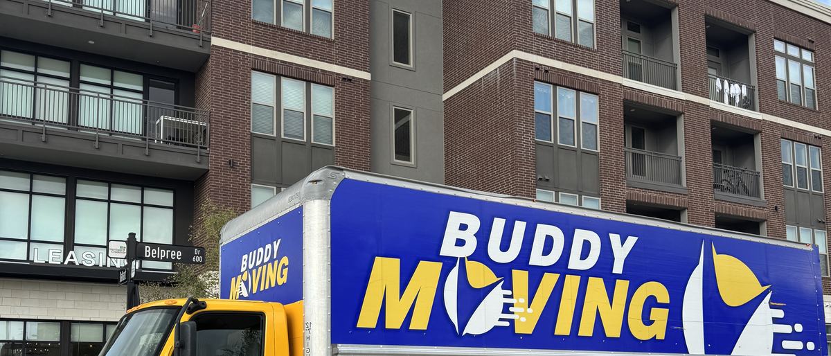 A Buddy Moving crew on a job in Allen, Texas