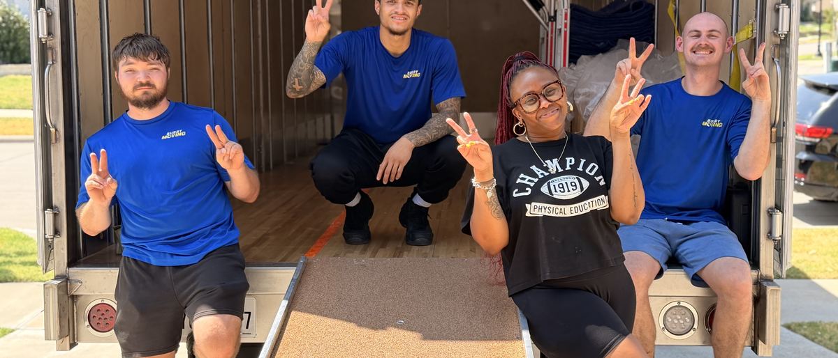 A Buddy Moving crew loading a truck in Dallas