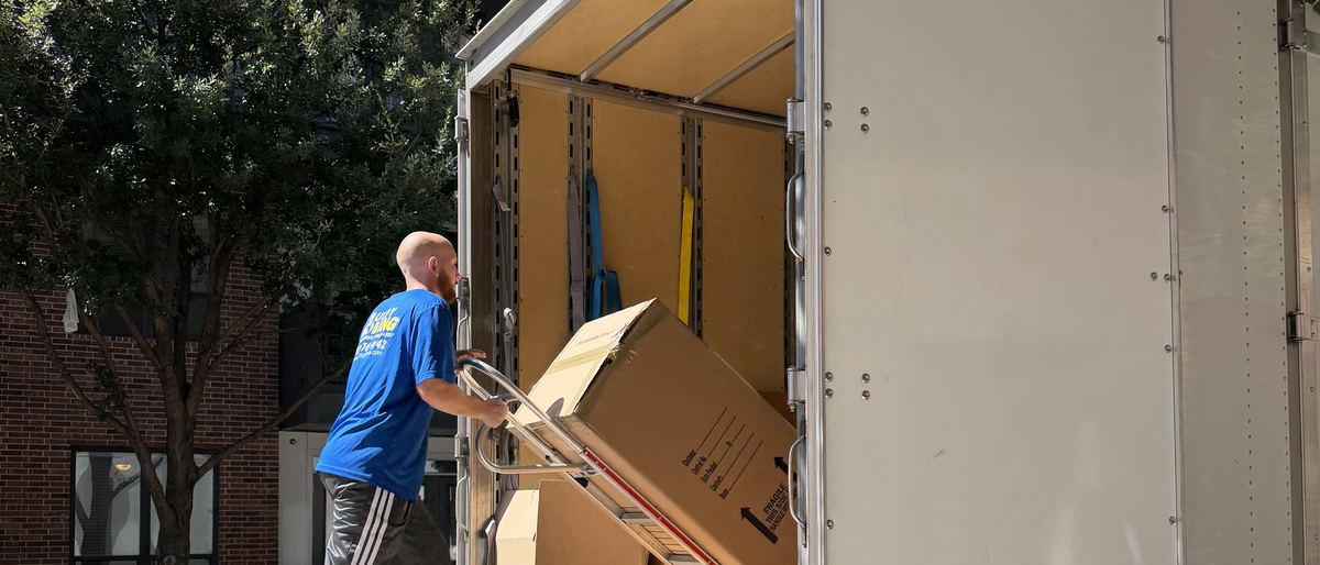 A Buddy Moving crew on a job in Arlington, Texas
