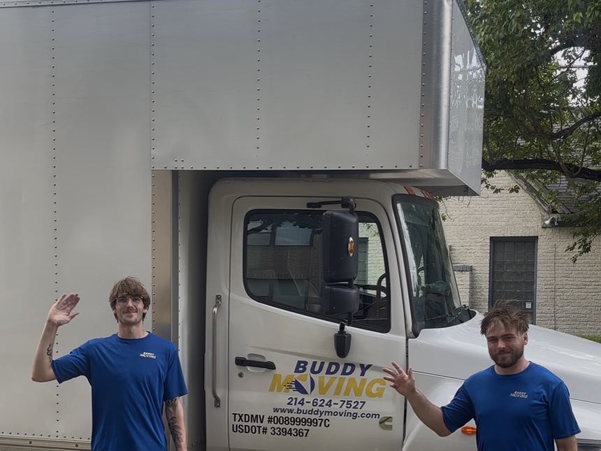 Buddy Moving at work in Irving