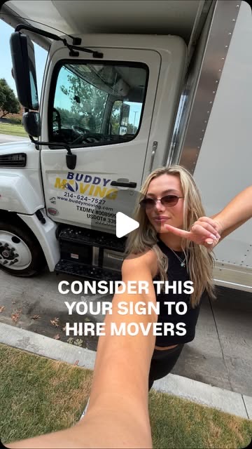 Madeline&rsquo;s moving day in Dallas with Buddy Moving, from her Instagram